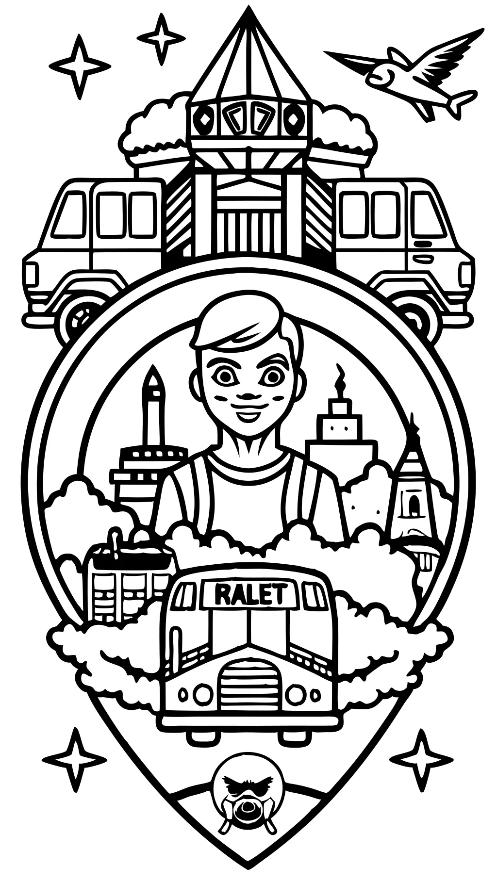 fornite coloring page